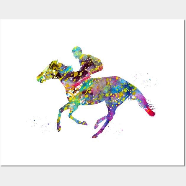 Horse Racing Wall Art by erzebeth